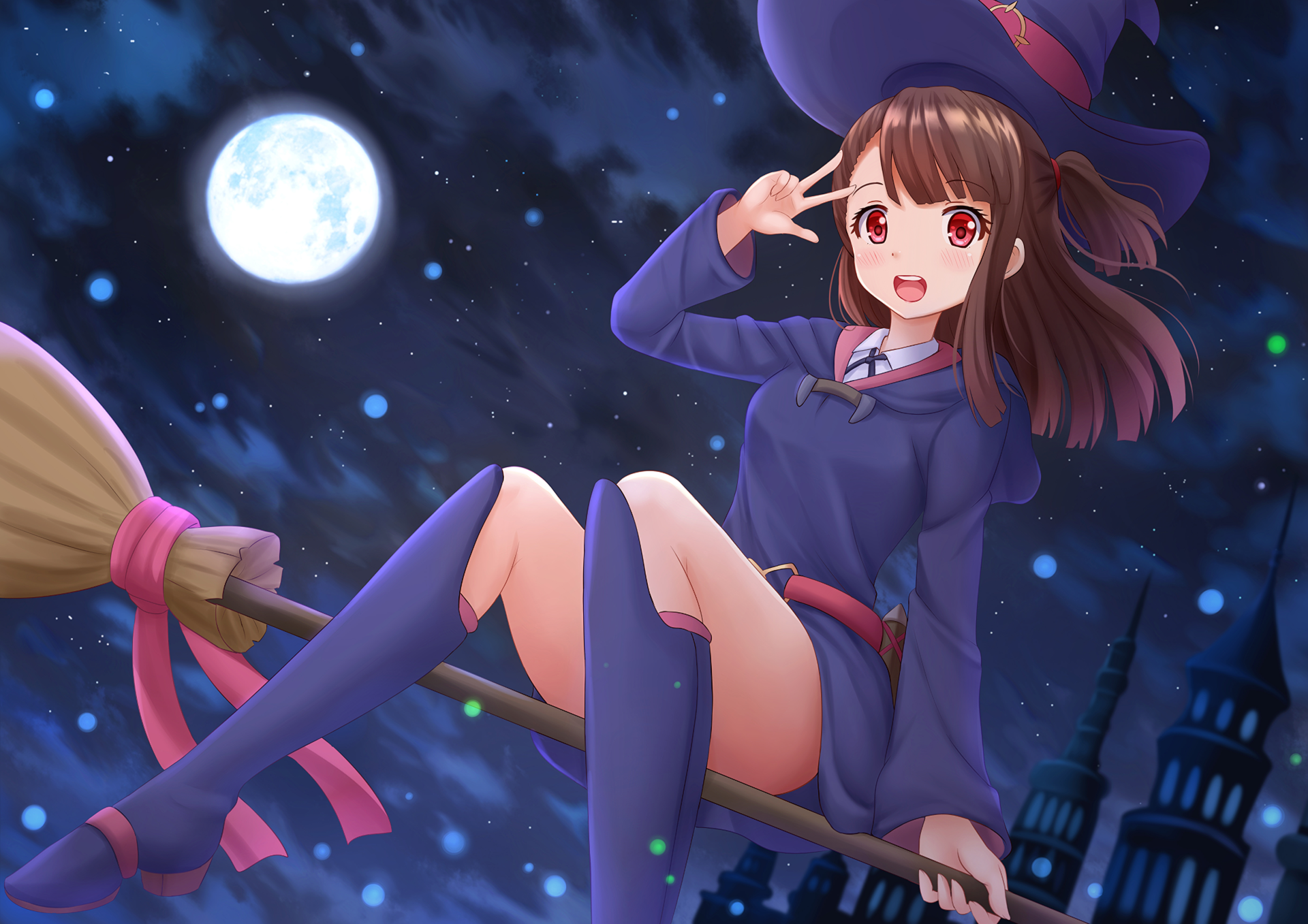 Download Atsuko Kagari Anime Little Witch Academia Hd Wallpaper 2183