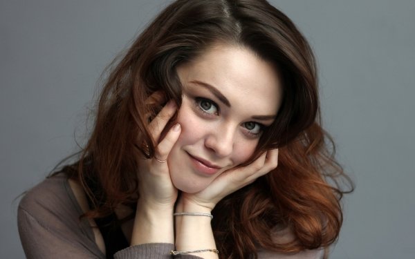 Women Model Face Brunette Green Eyes HD Wallpaper | Background Image