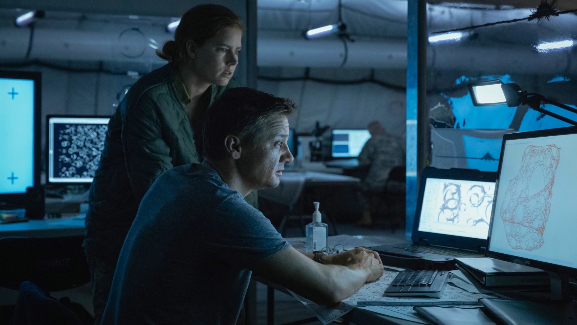 Download Amy Adams Jeremy Renner Movie Arrival HD Wallpaper