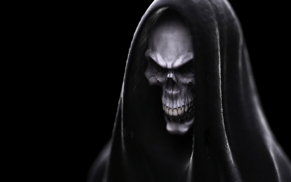 Dark Grim Reaper Skull HD Wallpaper | Background Image