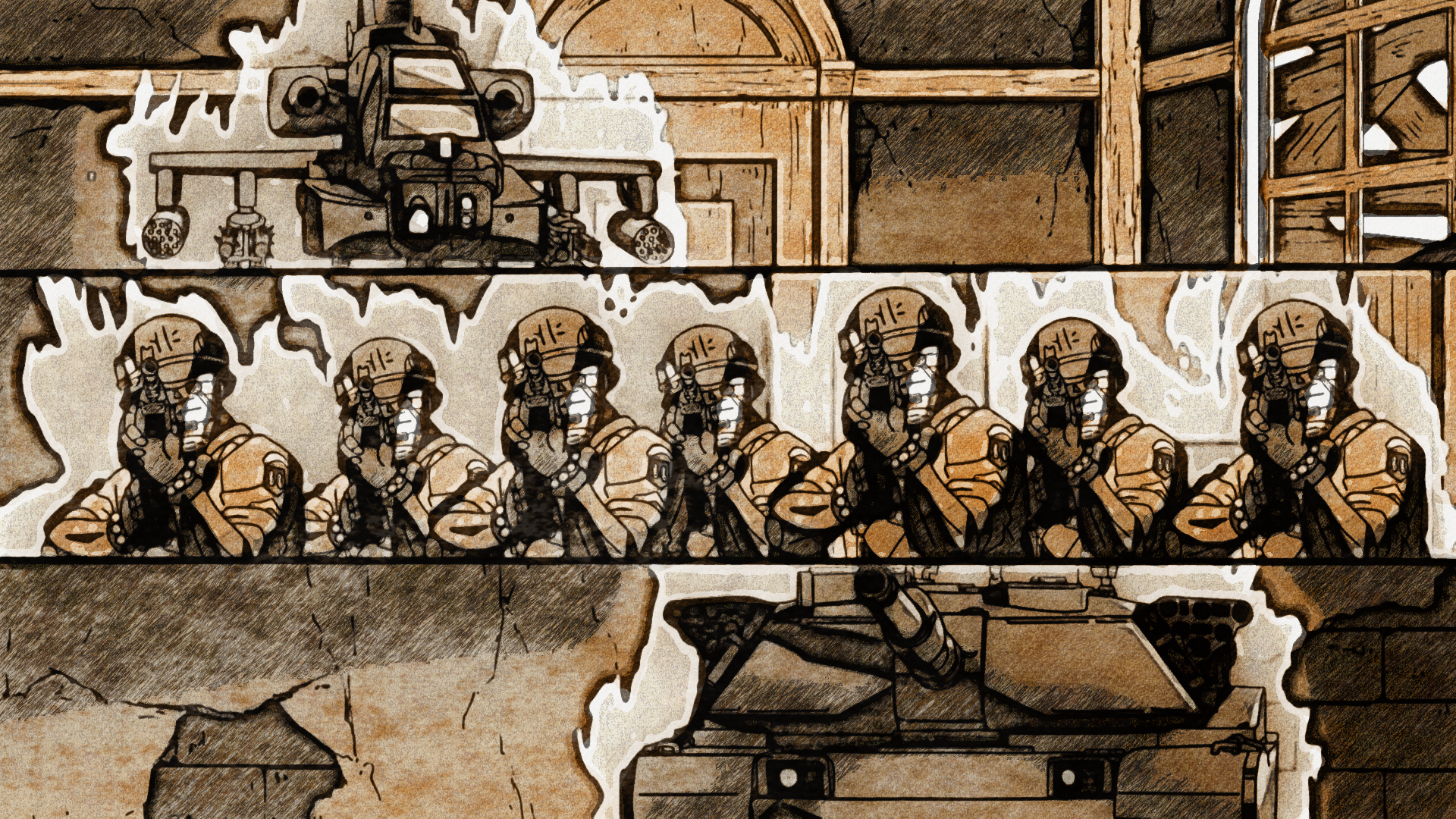 Download Bad Company (Jojo's Bizarre Adventure) Anime Jojo's Bizarre Adventure HD Wallpaper by Terumi Nishii