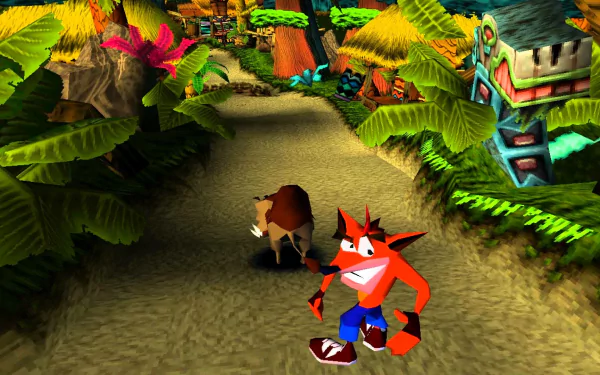 video game Crash Bandicoot HD Desktop Wallpaper | Background Image