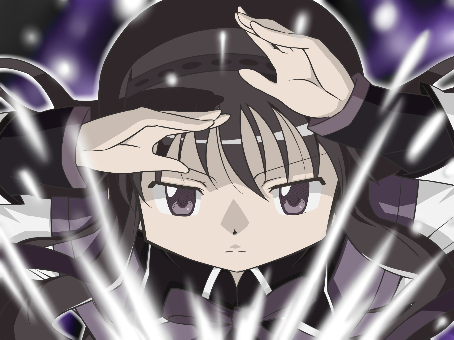 Download Homura Akemi Anime Puella Magi Madoka Magica HD Wallpaper by タカはん