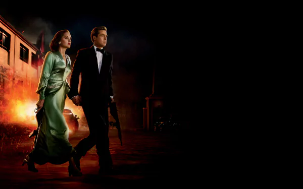 movie Allied HD Desktop Wallpaper | Background Image