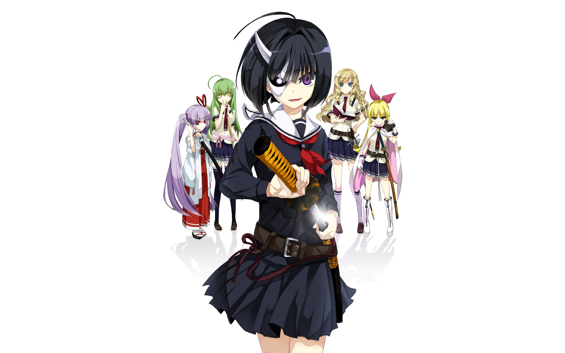 Anime Armed Girl's Machiavellism HD Wallpaper