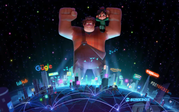 Ralph (Wreck-It Ralph) Vanellope von Schweetz Ralph Breaks the Internet: Wreck-It Ralph 2 Disney Wreck-It Ralph movie Ralph Breaks the Internet HD Desktop Wallpaper | Background Image