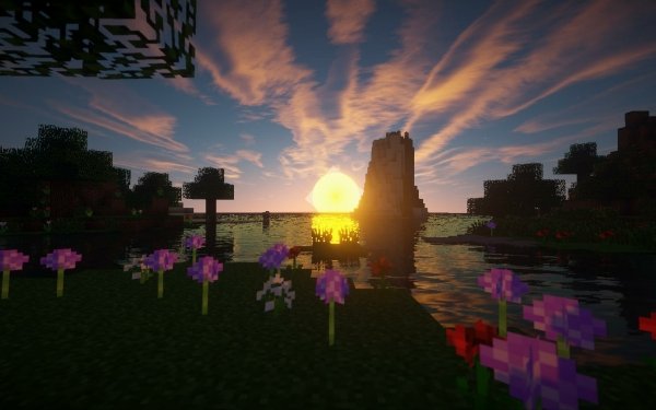 Video Game Minecraft Sunrise Sun HD Wallpaper | Background Image