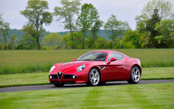car Alfa Romeo vehicle Alfa Romeo 8C Competizione HD Desktop Wallpaper | Background Image