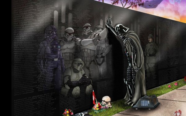 Science-Fiction Star Wars Death Memorial Darth Vader Anakin Skywalker Stormtrooper HD Wallpaper | Hintergrund