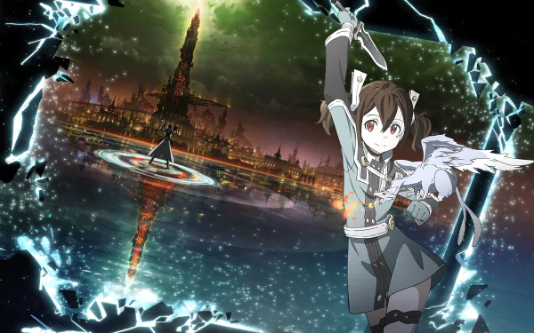 Pina (Sword Art Online) Sword Art Online Ordinal Scale Sword Art Online Keiko Ayano Silica (Sword Art Online) Anime Sword Art Online Movie: Ordinal Scale HD Desktop Wallpaper | Background Image