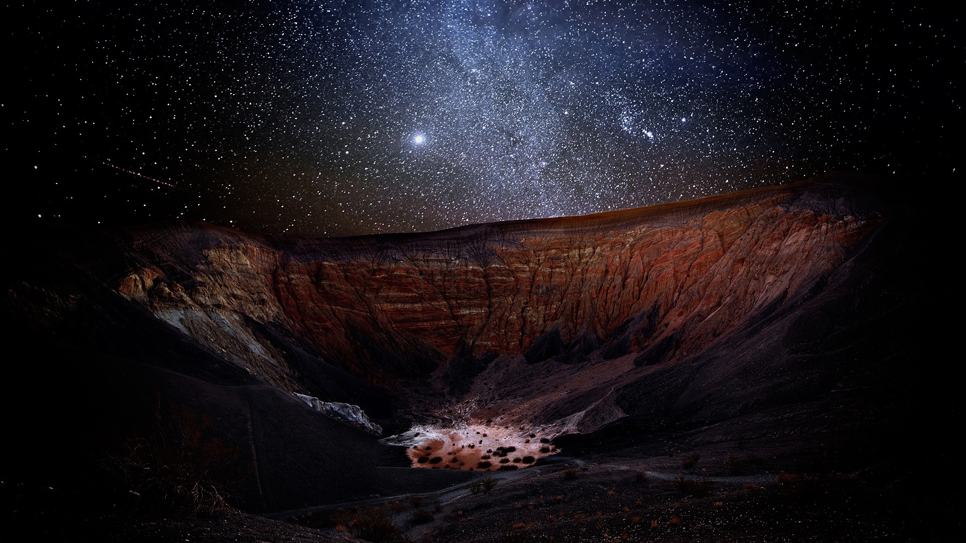 Ubehebe Crater, Death Valley National Park, California, USA by John Qu