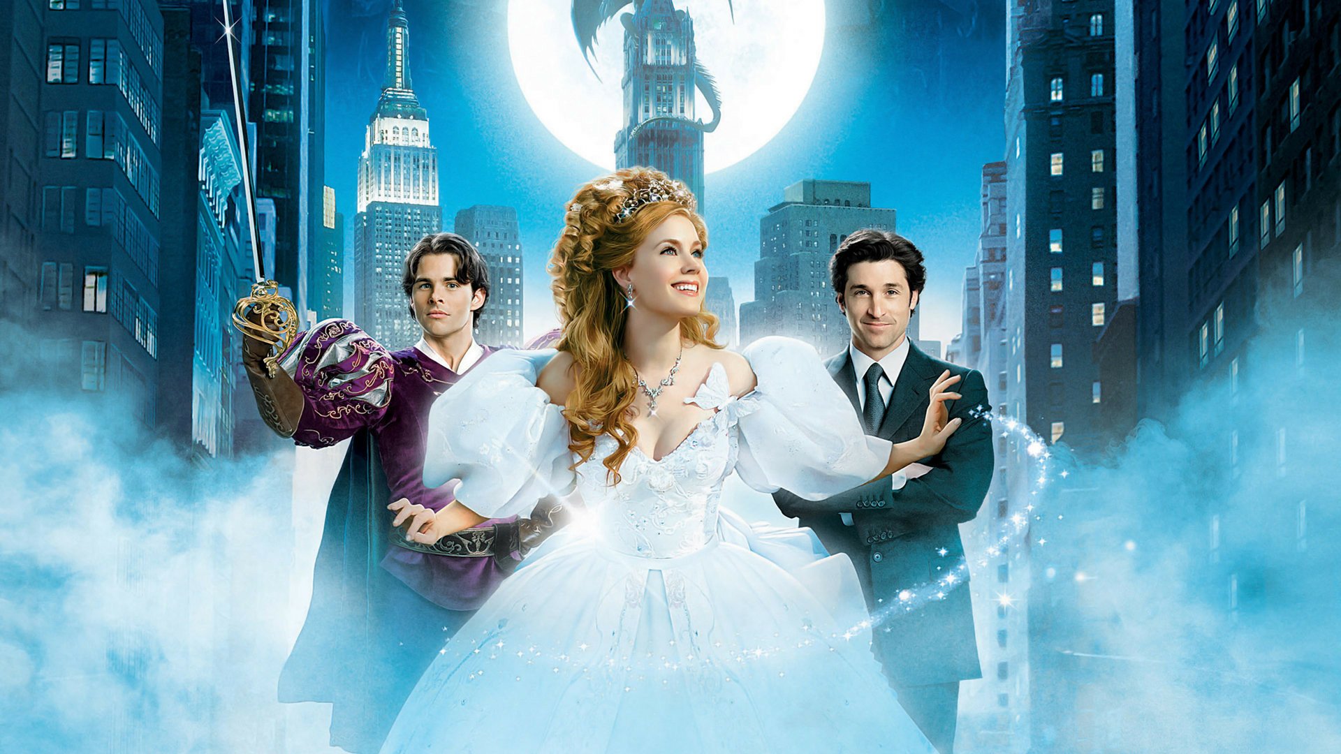 Download Patrick Dempsey James Marsden Amy Adams Movie Enchanted (Movie) HD  Wallpaper, image size:1920x1080