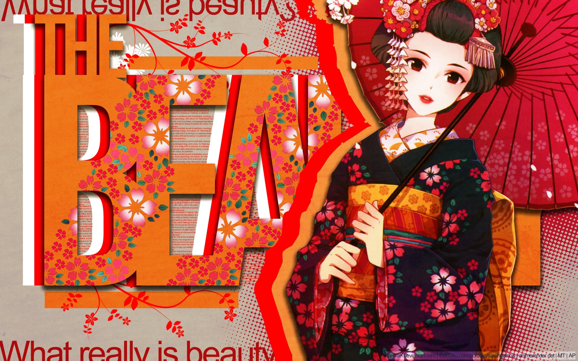 Download Anime Geisha HD Wallpaper
