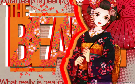 Anime geisha HD Desktop Wallpaper | Background Image