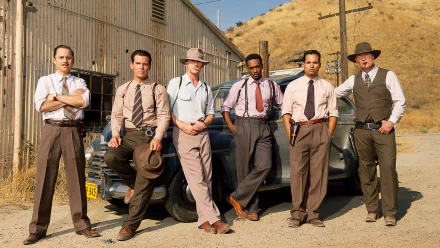 Anthony Mackie Robert Patrick Michael Peña Giovanni Ribisi Ryan Gosling Josh Brolin movie Gangster Squad HD Desktop Wallpaper | Background Image