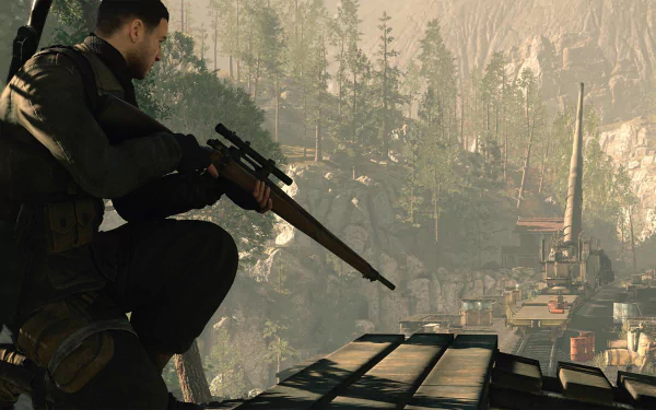 video game Sniper Elite 4 HD Desktop Wallpaper | Background Image