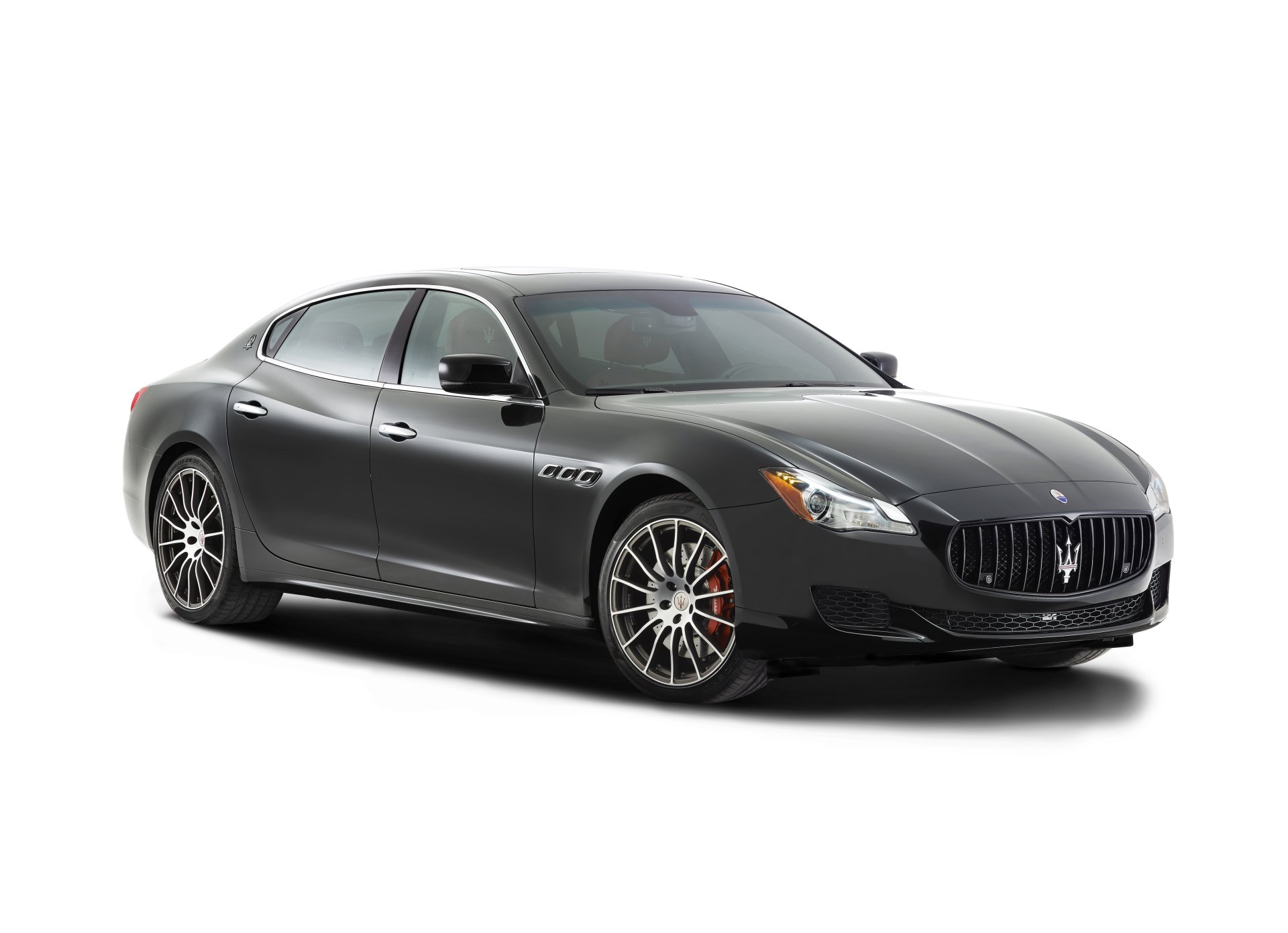 Download Car Black Car Maserati Vehicle Maserati Quattroporte 4k Ultra HD Wallpaper