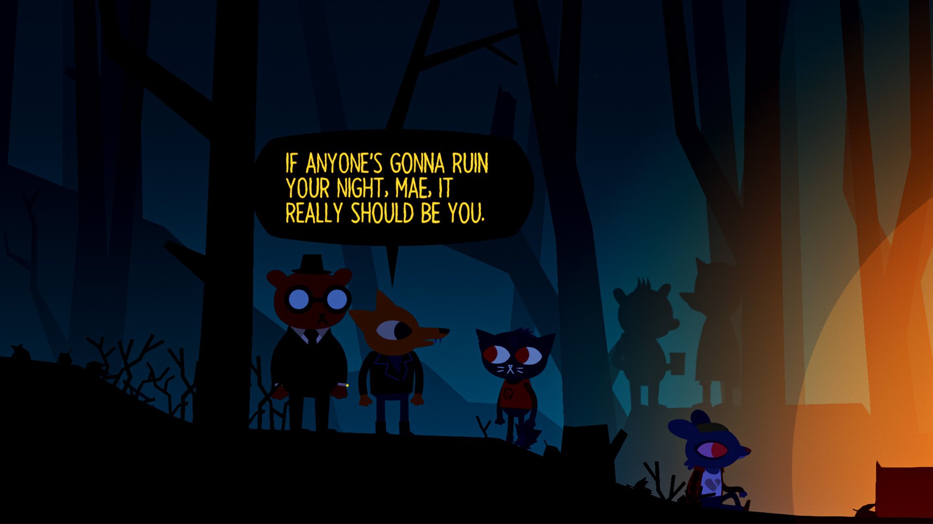 Night In The Woods HD Wallpaper | Background Image | 1920x1080