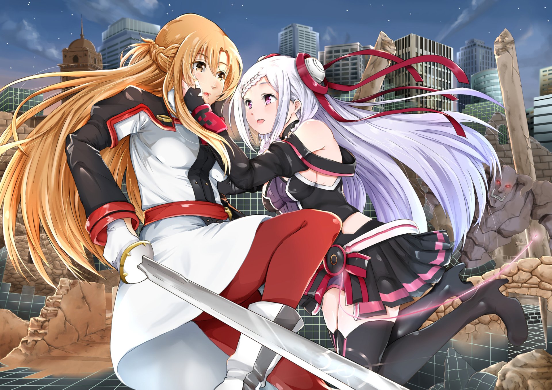 Download Sword Art Online Asuna Yuuki Sword Art Online Ordinal Scale Yuna (Sword Art Online) Anime Sword Art Online Movie: Ordinal Scale HD Wallpaper