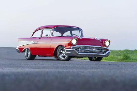 hot rod Chevrolet 210 Two Door Sedan vehicle Chevrolet 210 HD Desktop Wallpaper | Background Image