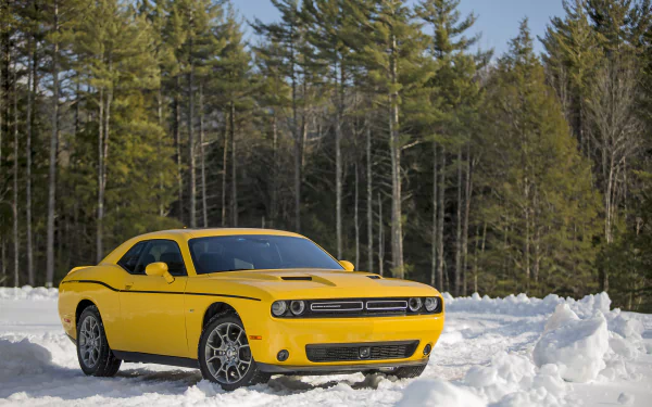 Mopar muscle car vehicle Dodge Challenger GT AWD HD Desktop Wallpaper | Background Image