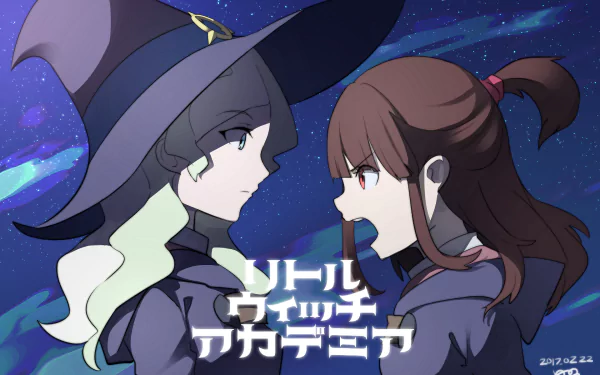 Atsuko Kagari Diana Cavendish Anime Little Witch Academia HD Desktop Wallpaper | Background Image