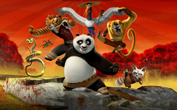 movie Kung Fu Panda: Secrets of the Furious Five HD Desktop Wallpaper | Background Image