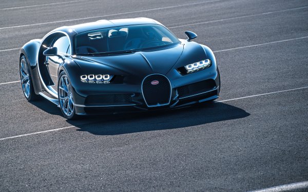 Vehicles Bugatti Chiron Bugatti Black Car Car Supercar HD Wallpaper | Background Image