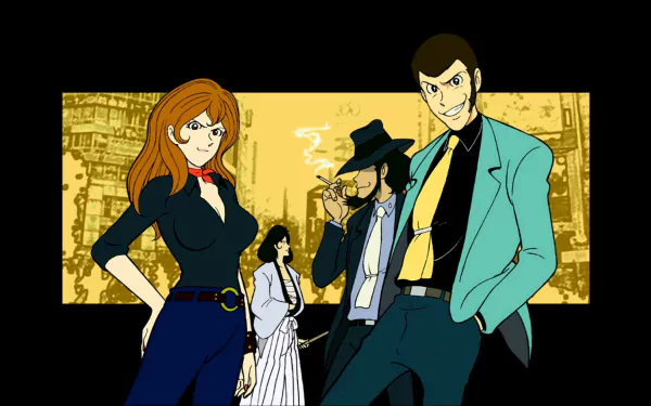 Anime Lupin the Third HD Desktop Wallpaper | Background Image