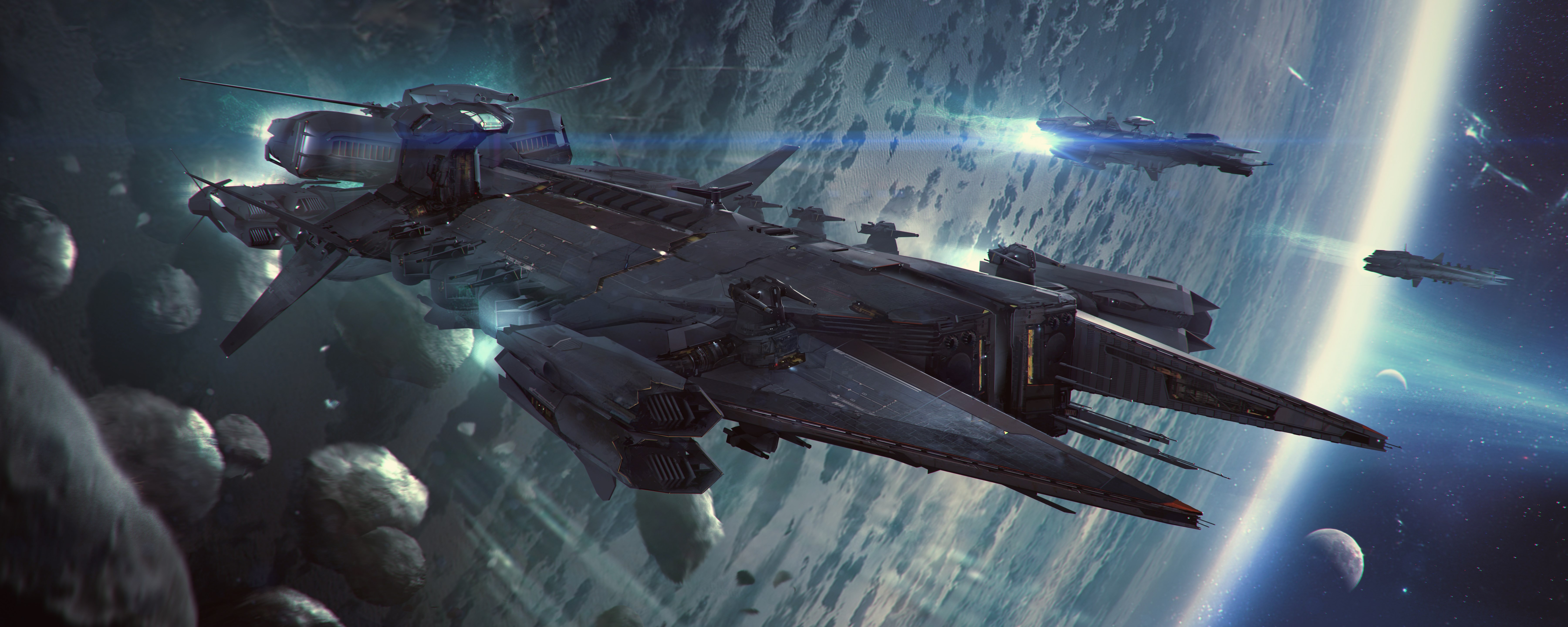 Star Citizen Spaceship Live Wallpaper