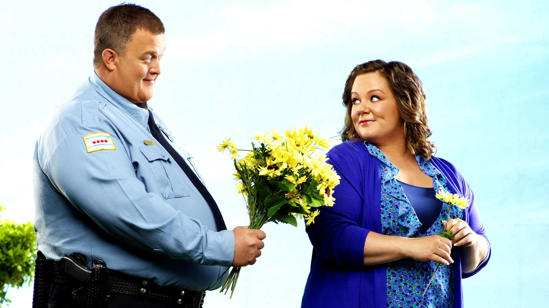 Download Billy Gardell Melissa McCarthy TV Show Mike & Molly HD Wallpaper