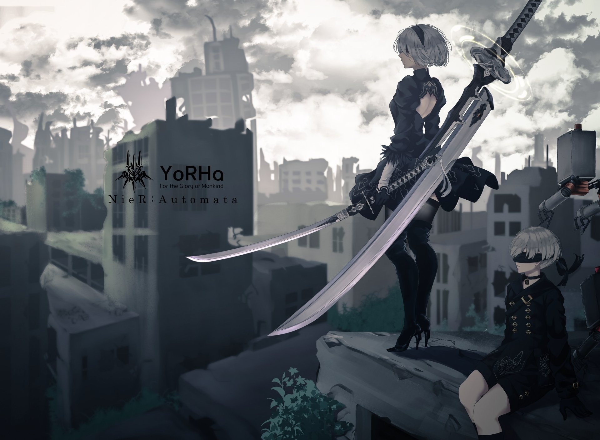 YoRHa No.2 Type B 4k Ultra HD Wallpaper | Background Image | 4784x3508