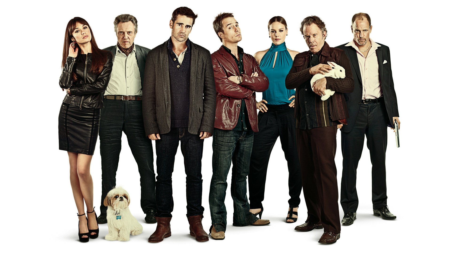 Download Kaya (Seven Psychopaths) Abbie Cornish Billy (Seven Psychopaths) Sam Rockwell Zachariah (Seven Psychopaths) Tom Waits Charlie (Seven Psychopaths) Angela (Seven Psychopaths) Woody Harrelson Olga Kurylenko Hans (Seven Psychopaths) Marty (Seven Psychopaths) Colin Farrell Christopher Walken Movie Seven Psychopaths HD Wallpaper