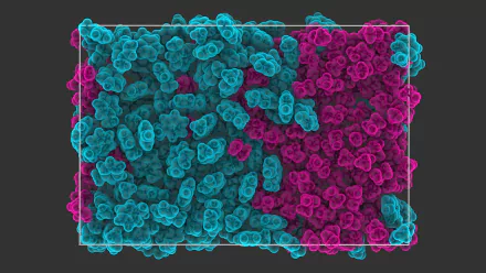magenta cyan artistic particle HD Desktop Wallpaper | Background Image