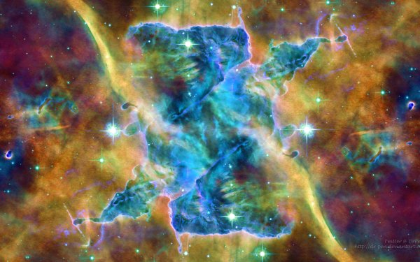 Sci Fi Nebula Colorful Stars HD Wallpaper | Background Image