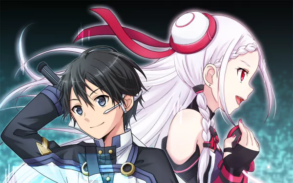 Kirito (Sword Art Online) Yuna (Sword Art Online) Anime Sword Art Online Movie: Ordinal Scale HD Desktop Wallpaper | Background Image