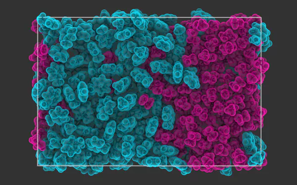 magenta cyan artistic particle HD Desktop Wallpaper | Background Image