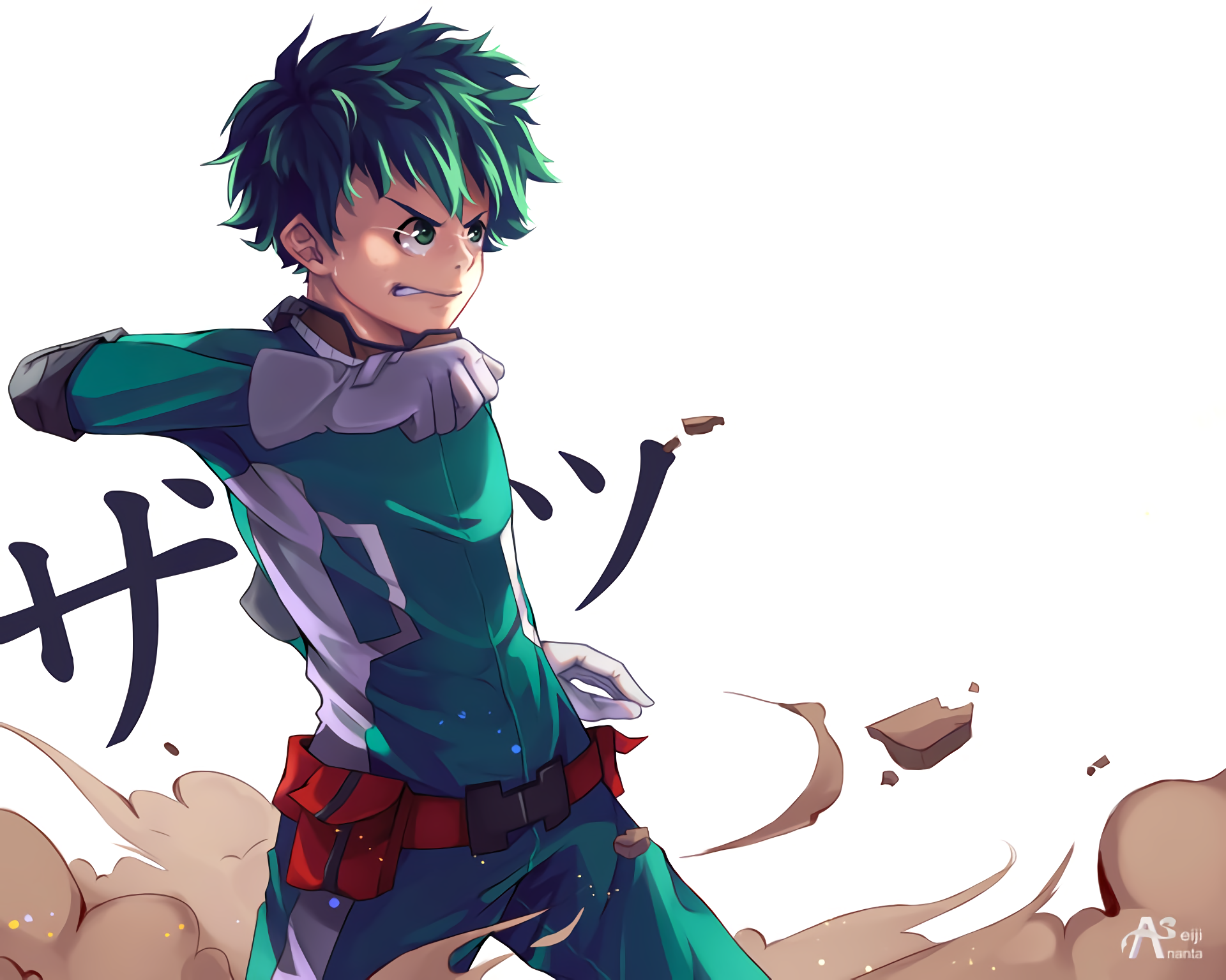 Download Izuku Midoriya Anime My Hero Academia HD Wallpaper