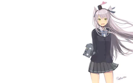 Amatsukaze (Kancolle) Anime Kantai Collection HD Desktop Wallpaper | Background Image