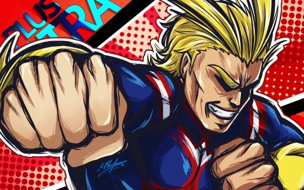 Anime My Hero Academia All Might HD Wallpaper | Background Image
