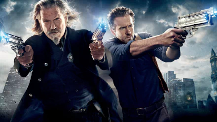 Jeff Bridges Ryan Reynolds movie R.I.P.D. HD Desktop Wallpaper | Background Image
