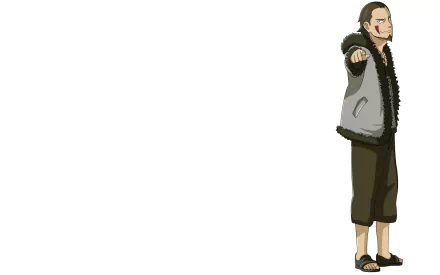 Anime-style HD PC desktop wallpaper featuring a confident Boruto character in casual attire with a raised fist, set against a clean white background.