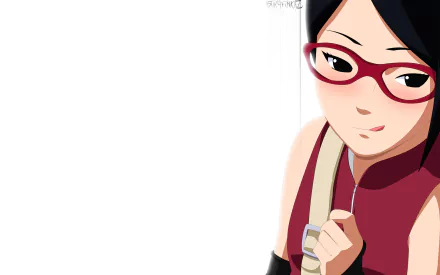 Sarada Uchiha Anime Boruto HD Desktop Wallpaper | Background Image