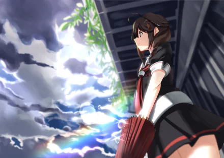 Shigure (Kancolle) Anime Kantai Collection HD Desktop Wallpaper | Background Image