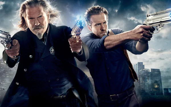 Jeff Bridges Ryan Reynolds movie R.I.P.D. HD Desktop Wallpaper | Background Image