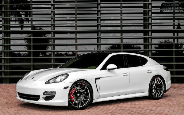 Vehicles Porsche Panamera Porsche Car White Car HD Wallpaper | Background Image