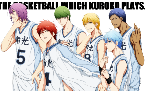 Anime Kuroko's Basketball Seijūrō Akashi Daiki Aomine Ryōta Kise Tetsuya Kuroko Shintarō Midorima Atsushi Murasakibara HD Wallpaper | Background Image