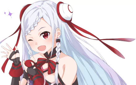 HD PC desktop wallpaper featuring a vibrant anime character from Sword Art Online Movie: Ordinal Scale, showcasing detailed design and dynamic expression.