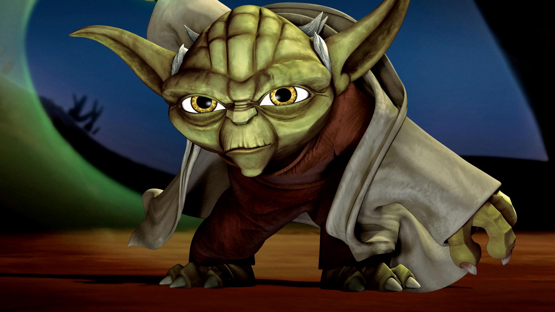 Download Yoda Movie Star Wars: The Clone Wars (2008) HD Wallpaper