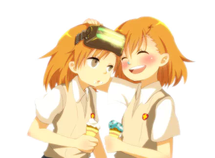 Mikoto Misaka Sisters (Toaru Majutsu no Index) Anime A Certain Scientific Railgun HD Desktop Wallpaper | Background Image